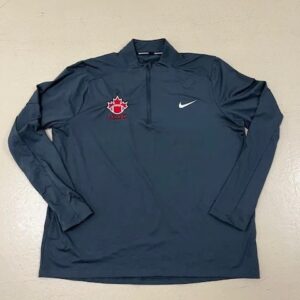 Football Canada Nike Dri-Fit Long-Sleeve Training Shirt (Heather Grey)